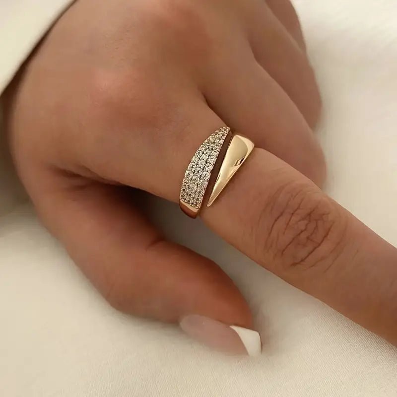 Elegante ring met schitterende steentjes (1+1 Gratis) - Bellanza