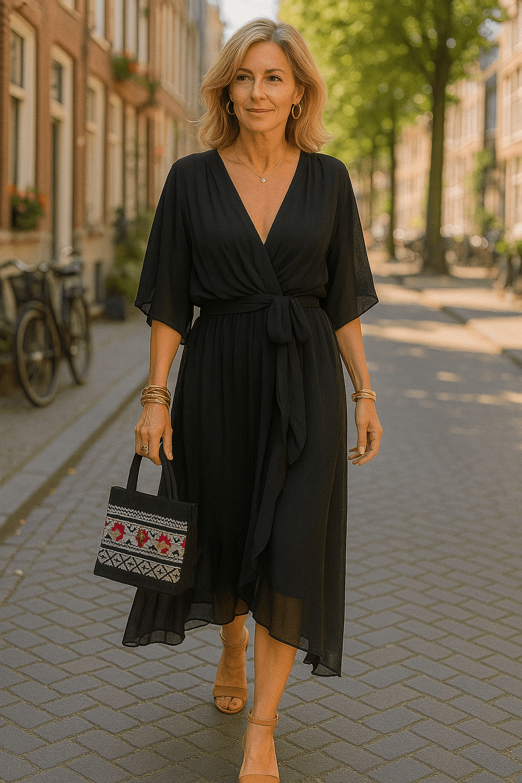 Emma™ | Elegante afslankende zomerjurk - bellanza