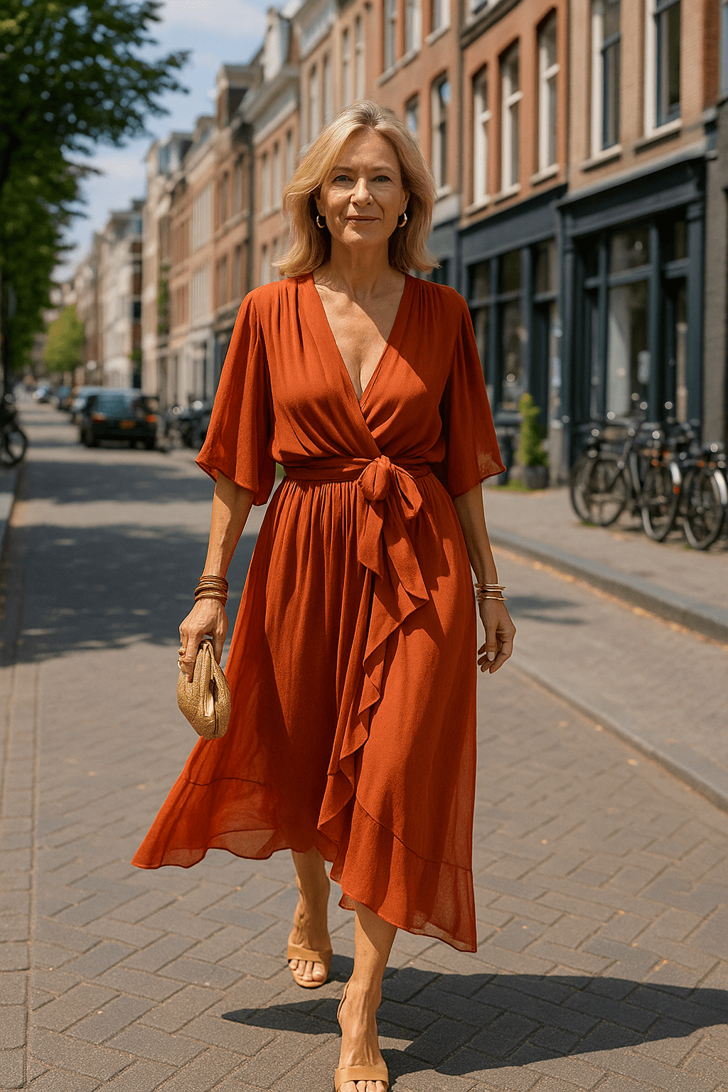 Emma™ | Elegante afslankende zomerjurk - bellanza
