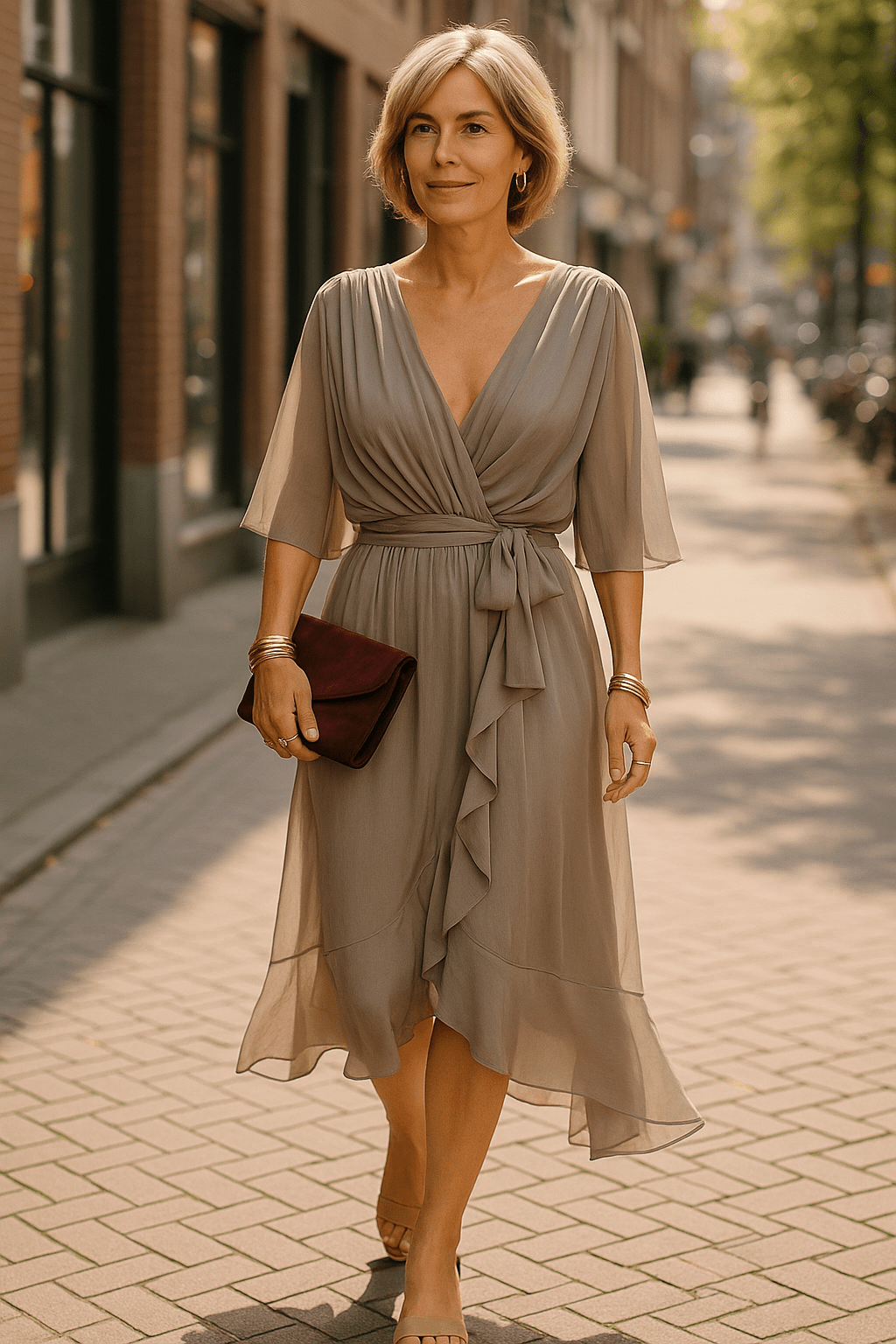 Emma™ | Elegante afslankende zomerjurk - bellanza