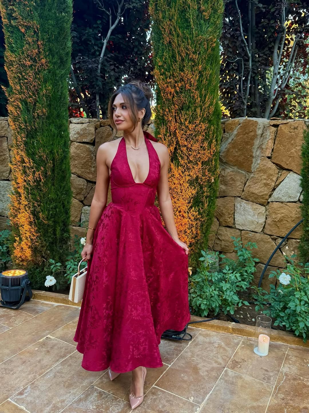 Esmeralda | Elegante Midi - jurk - bellanza