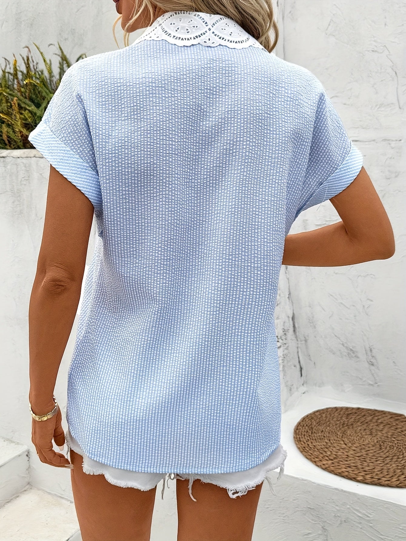 Florence™ | Casual Gestreepte Zomerblouse - bellanza