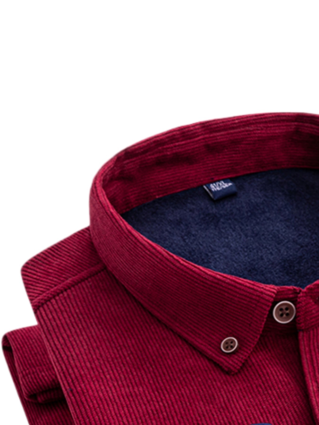 Flyn | Heren corduroy shirt met warme fleecevoering - Bellanza