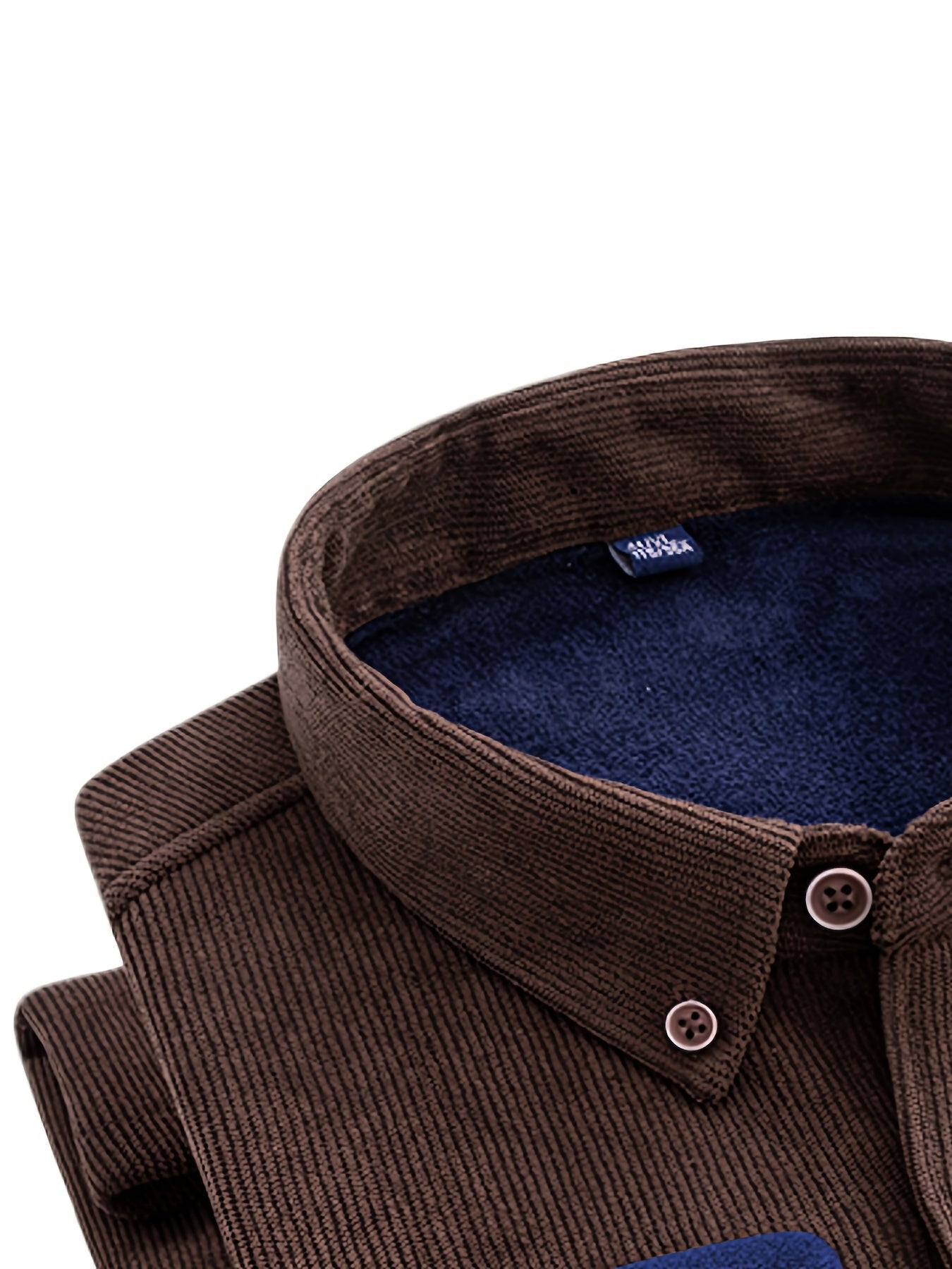 Flyn | Heren corduroy shirt met warme fleecevoering - Bellanza