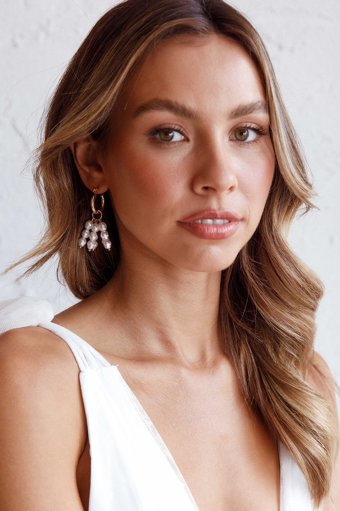 Forever Pearls Gouden Oorbellen - Bellanza