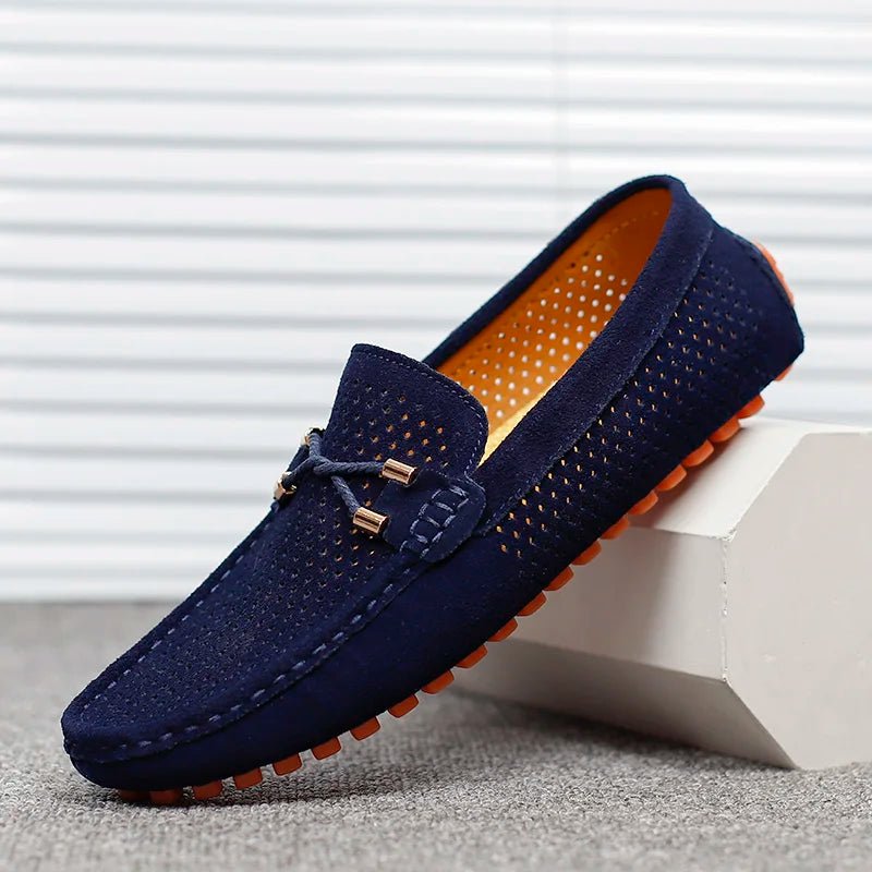 Giovanni™ | Ademende Leren Loafers - bellanza