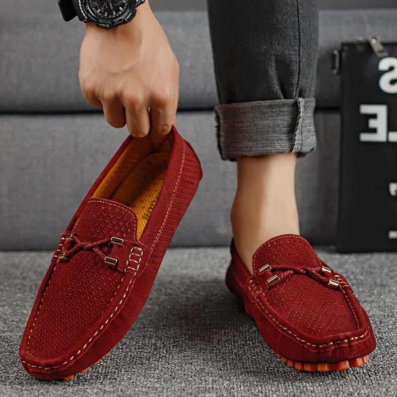 Giovanni™ | Ademende Leren Loafers - bellanza