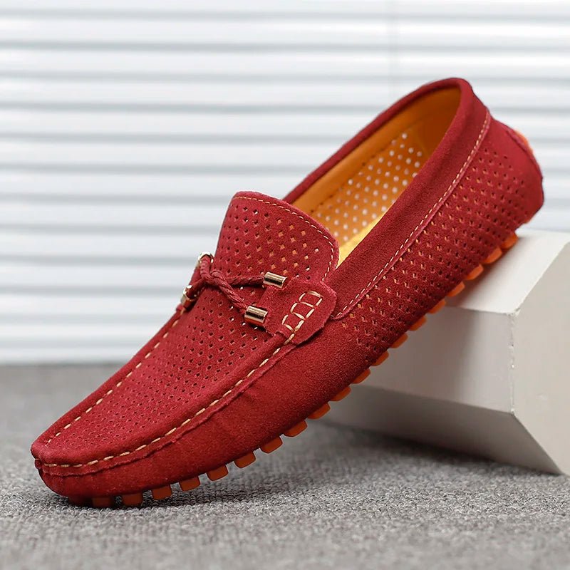 Giovanni™ | Ademende Leren Loafers - bellanza