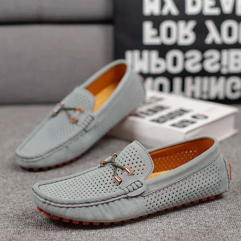 Giovanni™ | Ademende Leren Loafers - bellanza