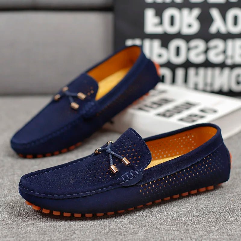 Giovanni™ | Ademende Leren Loafers - bellanza