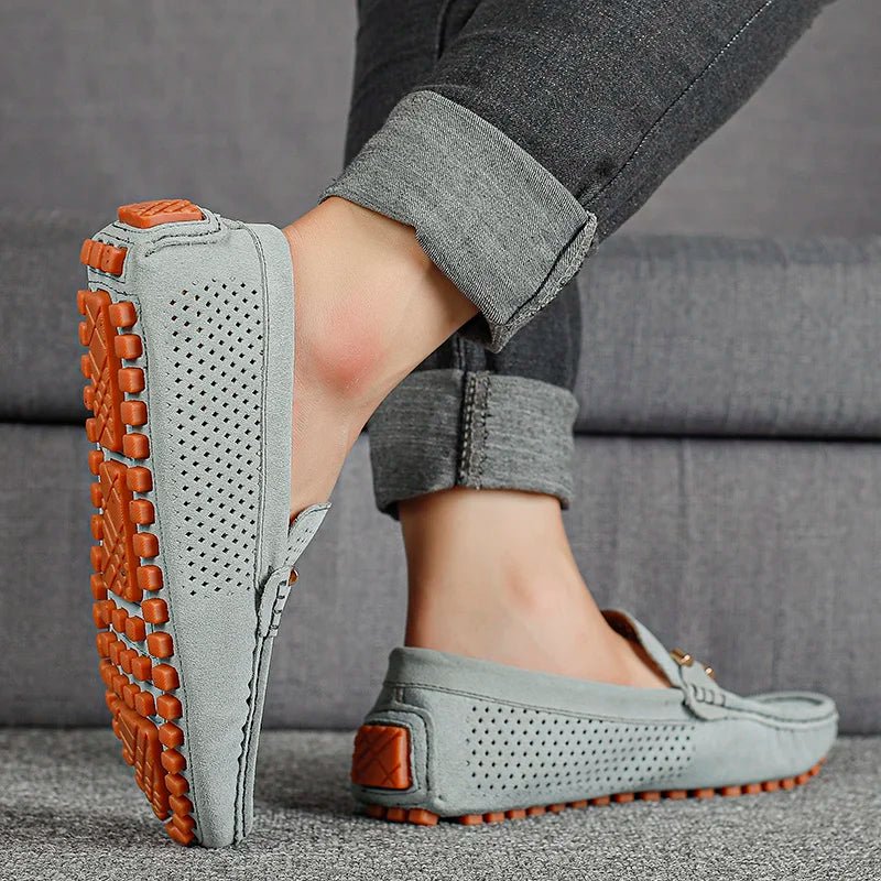 Giovanni™ | Ademende Leren Loafers - bellanza