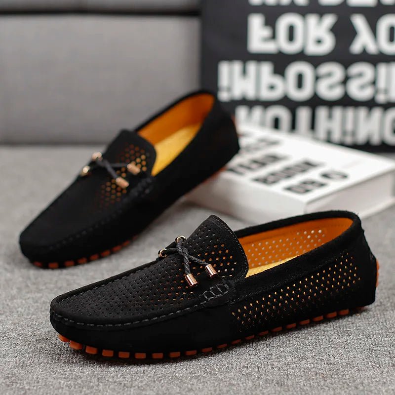 Giovanni™ | Ademende Leren Loafers - bellanza