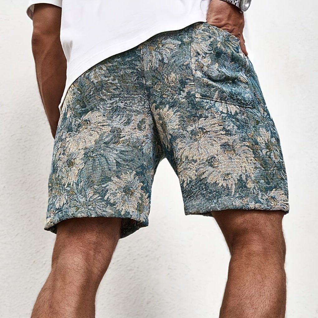 Giovanni Korte Broek Met Bloemenprint - bellanza