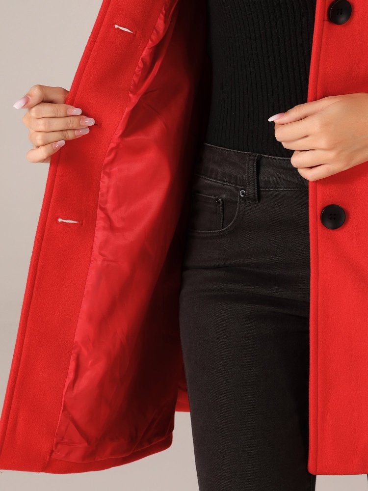 Gisel | Elegante winterjas voor dames met knopen - Bellanza