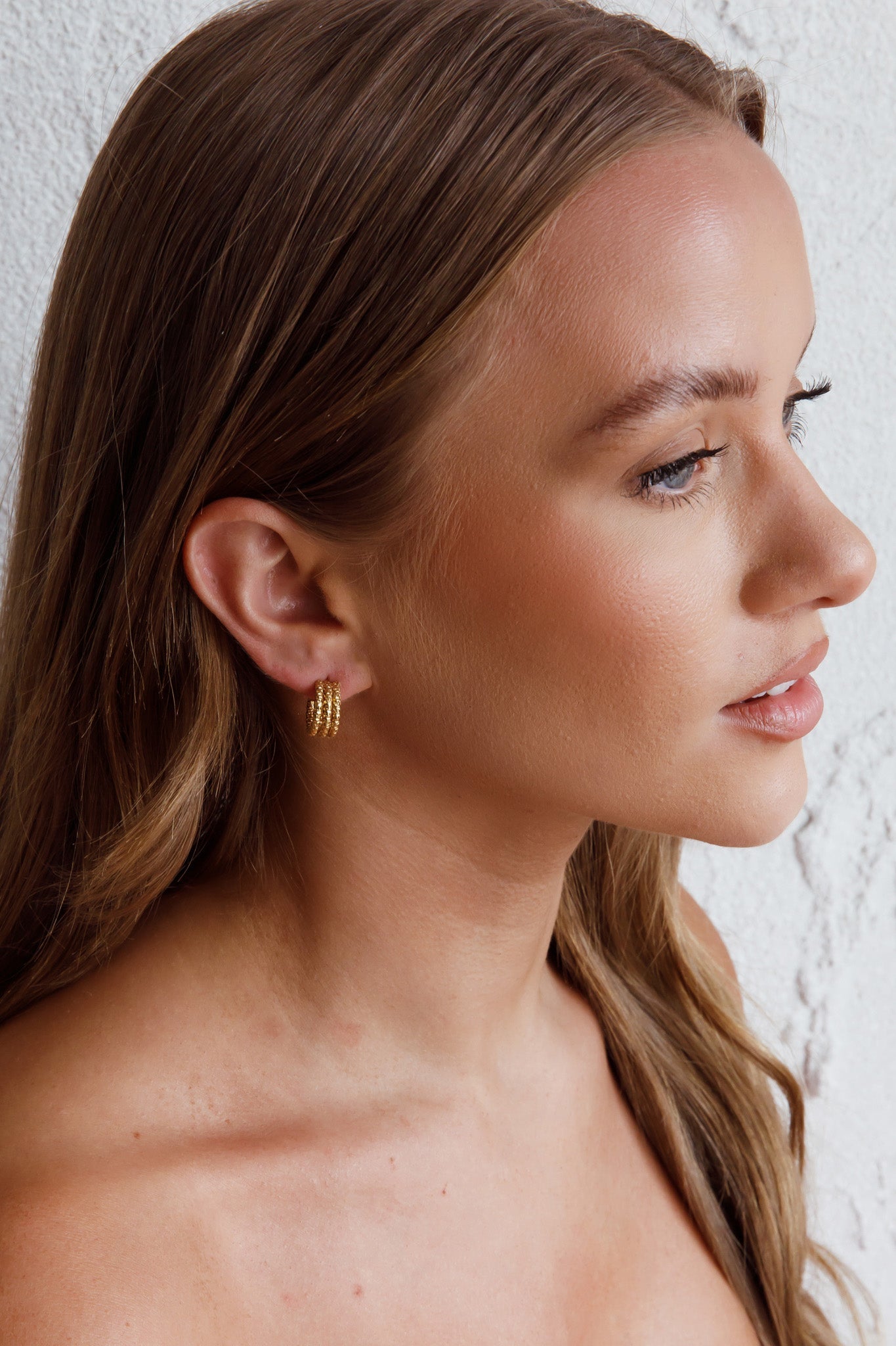 Gouden Goldilocks Creolen - Bellanza