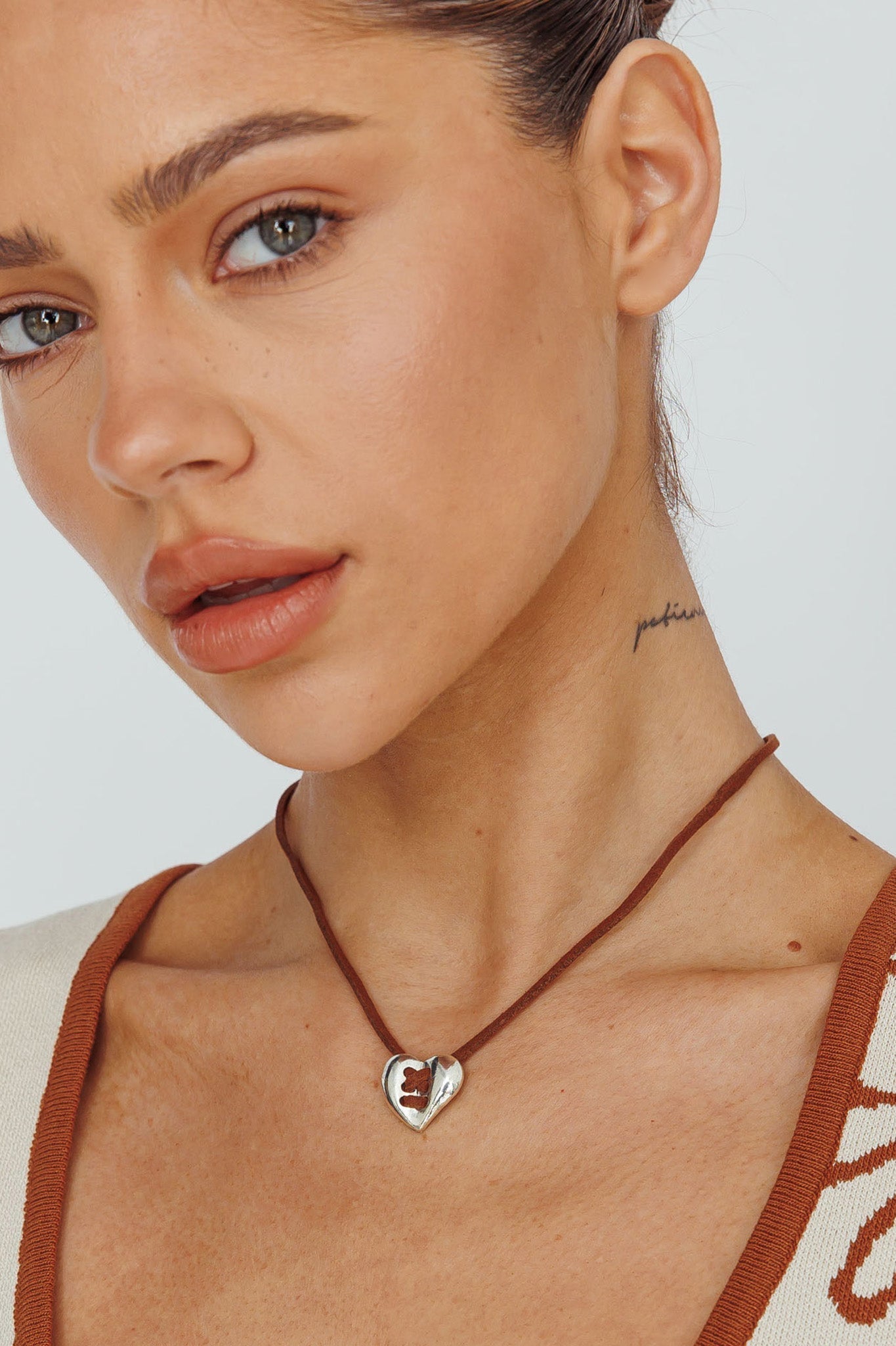 Hanger Hart Ketting Dagelijks Zilver - Bellanza