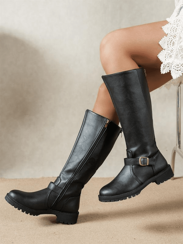 Imee | Elegante orthopedische leren laarzen - Bellanza