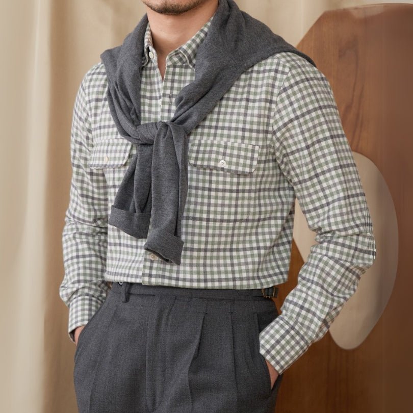 Indomito Katoenen Shirt - Bos Ruit - bellanza