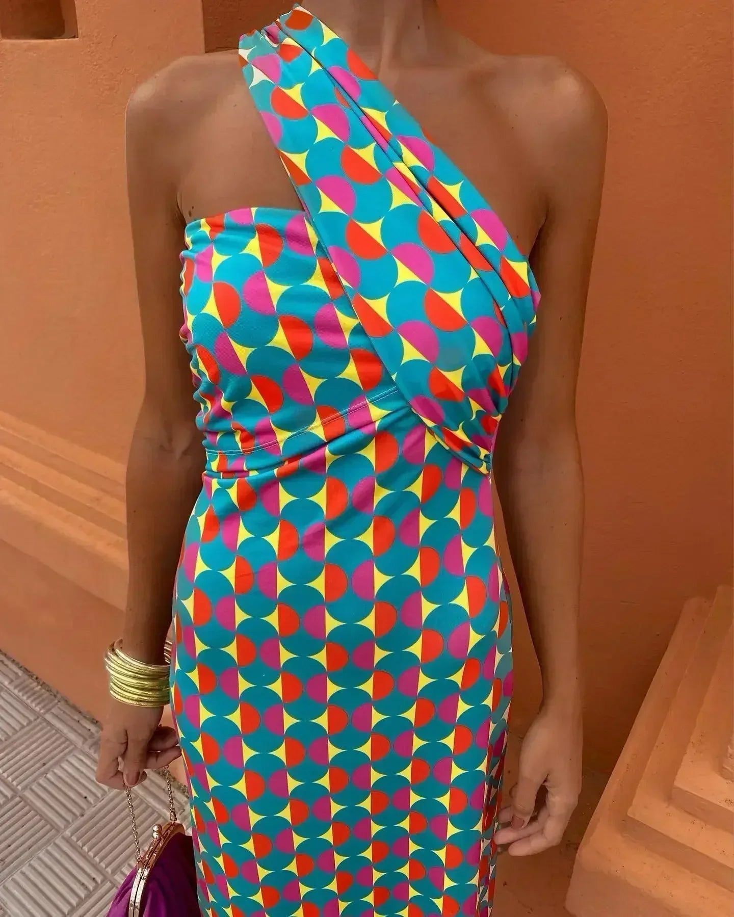 Irmgardi – Elegante midi - jurk - bellanza