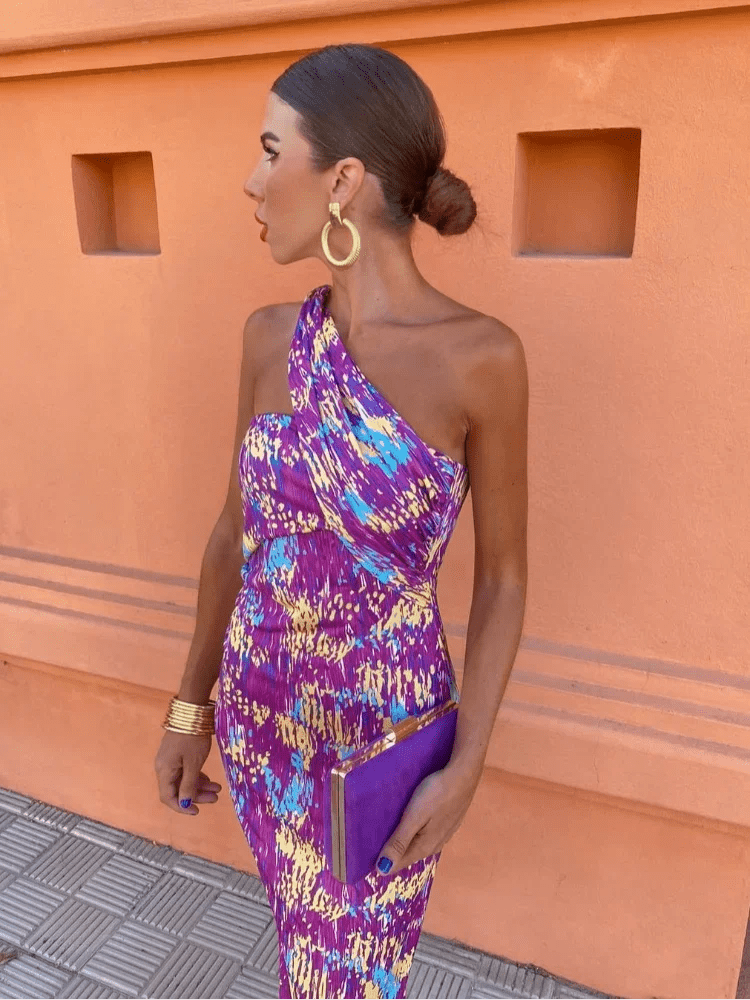 Irmgardi – Elegante midi - jurk - bellanza