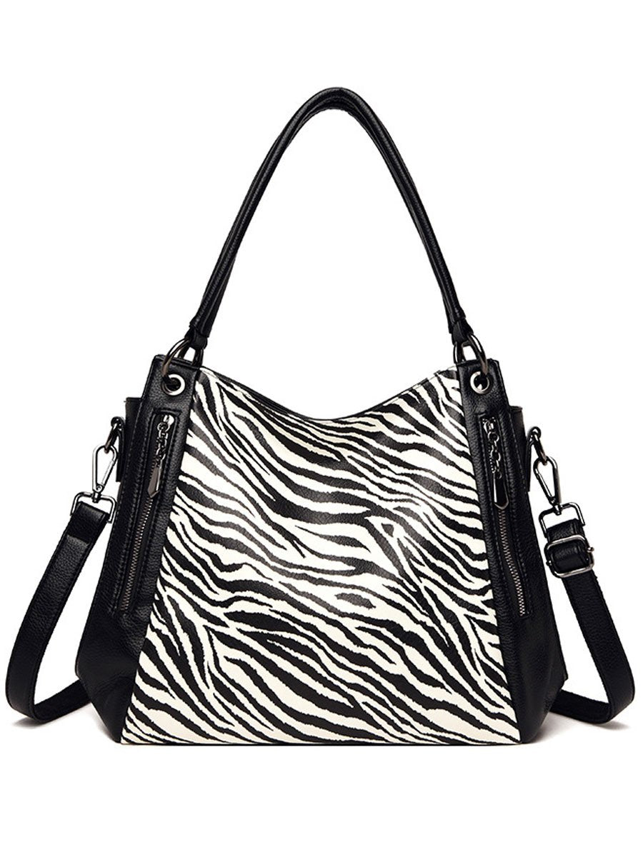 Casual Luipaardprint Zebra Schoudertas