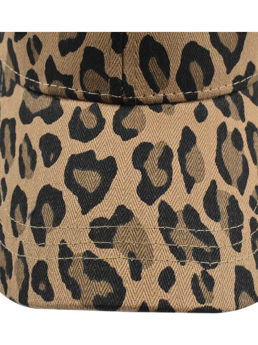 Casual Retro Luipaardprint Baseballcap