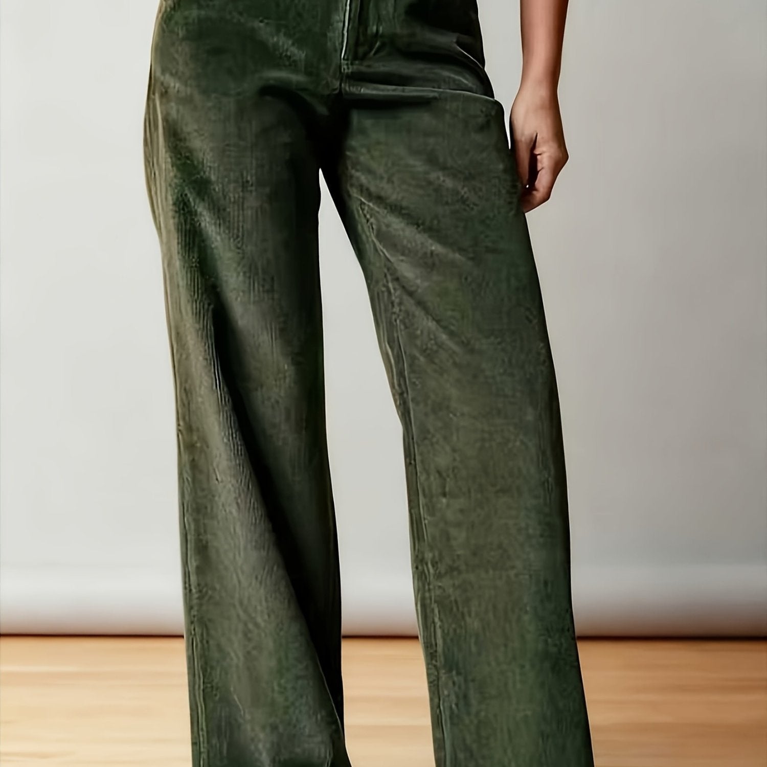 Juna | Elegante corduroy broek voor dames - Bellanza