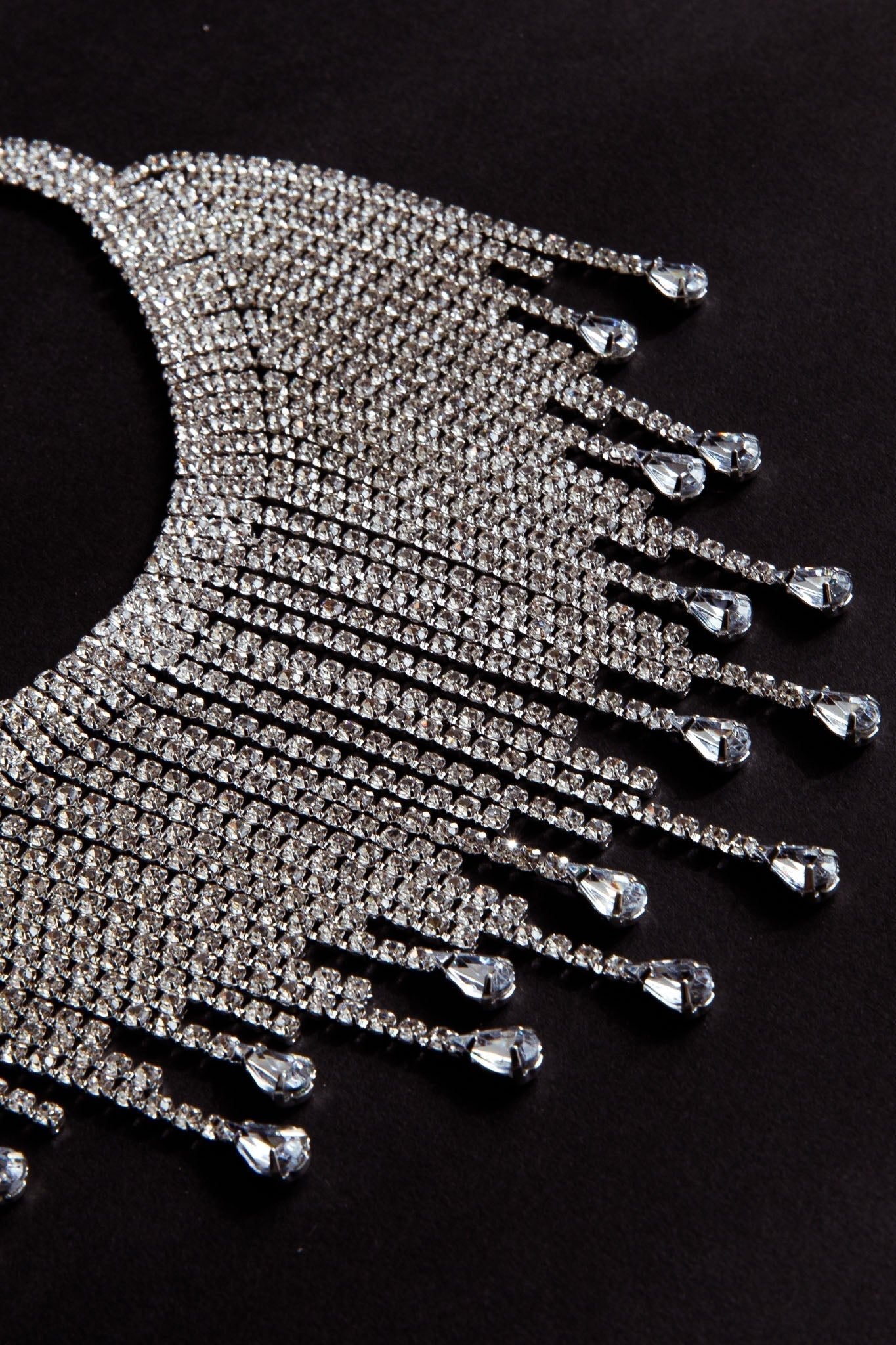 Ketting in Kristal Cascade Isadora Zilver - Bellanza