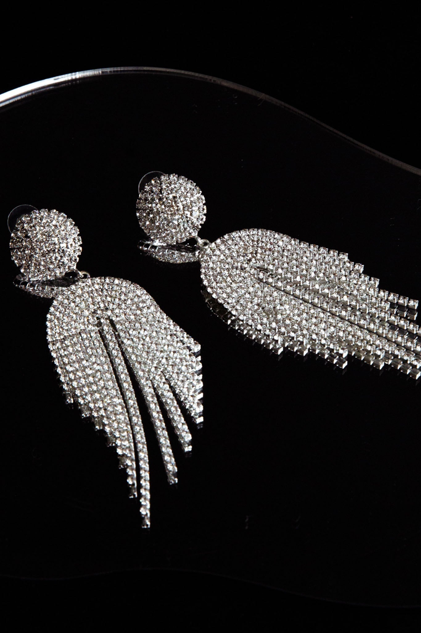 Kiara Cascade Oorbellen in Zilver - Bellanza