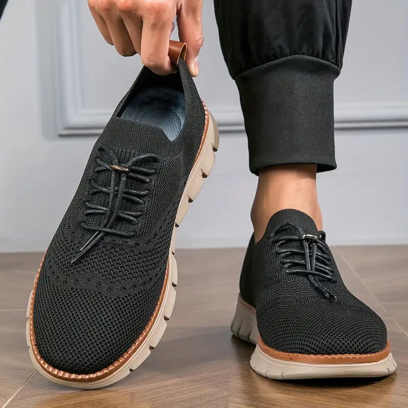 LENNART™ | GEBREIDE CASUAL SNEAKERS - bellanza