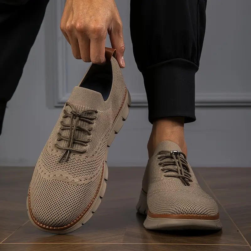 LENNART™ | GEBREIDE CASUAL SNEAKERS - bellanza
