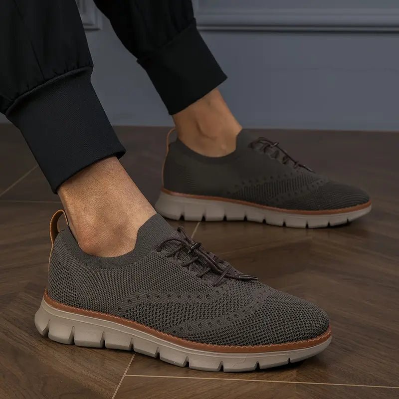 LENNART™ | GEBREIDE CASUAL SNEAKERS - bellanza