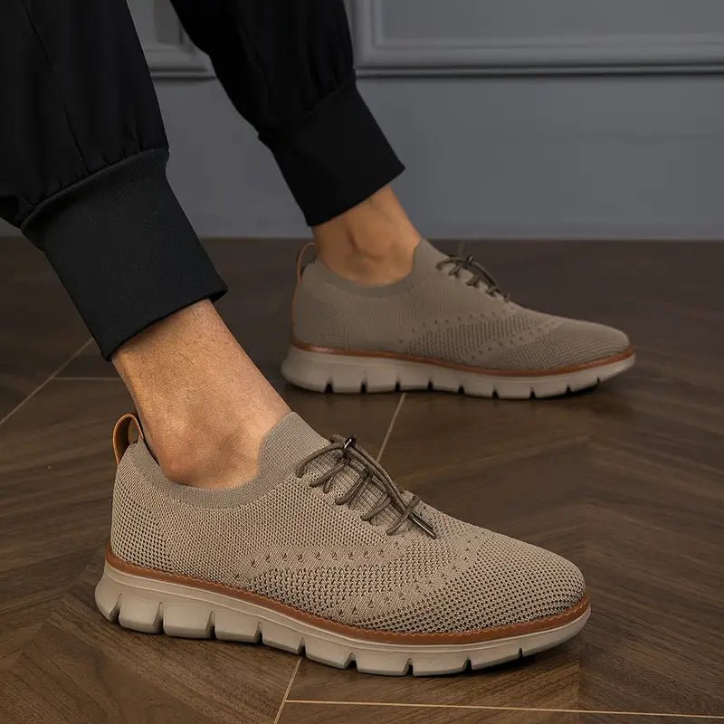LENNART™ | GEBREIDE CASUAL SNEAKERS - bellanza