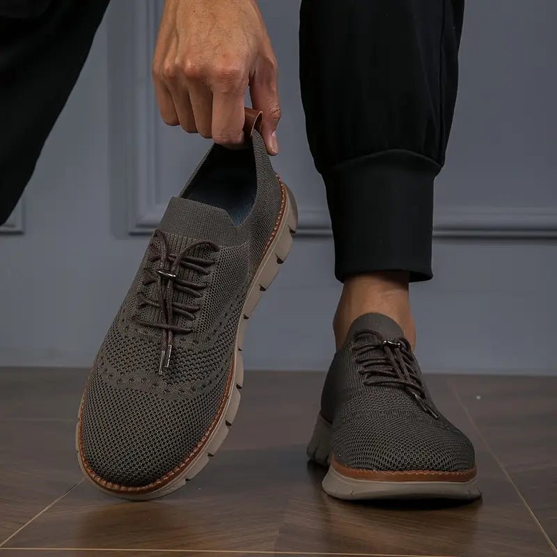 LENNART™ | GEBREIDE CASUAL SNEAKERS - bellanza