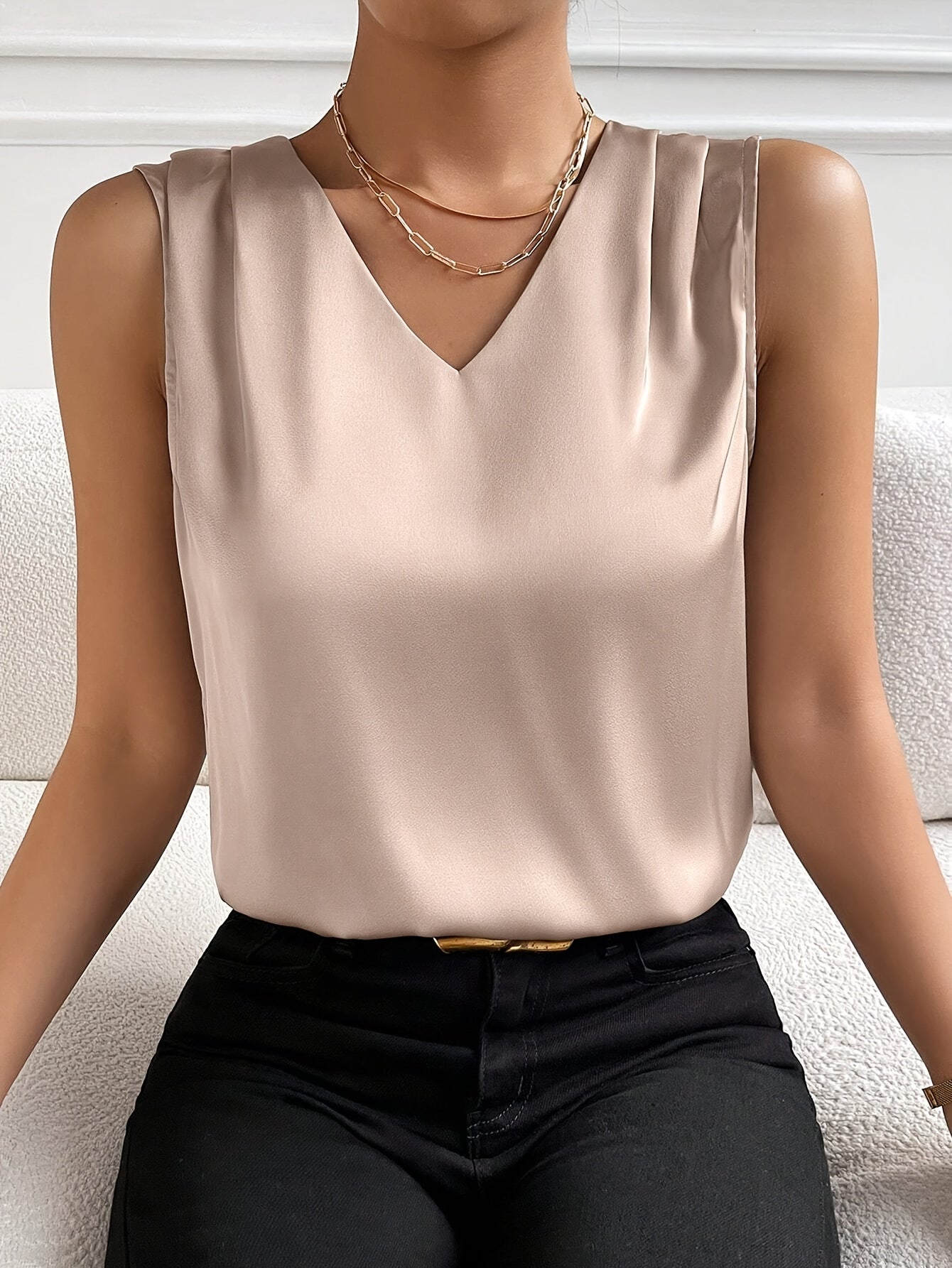 Léonie™ | Casual Dames T-shirt met sweetheart halslijn (1+1 Gratis) - bellanza