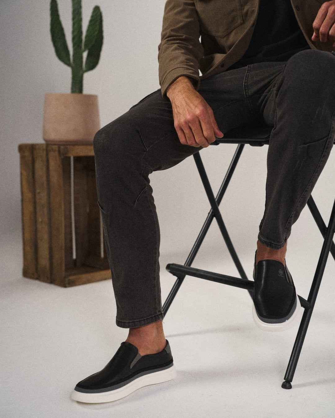Levin | Casual leren instapschoenen voor heren - Bellanza