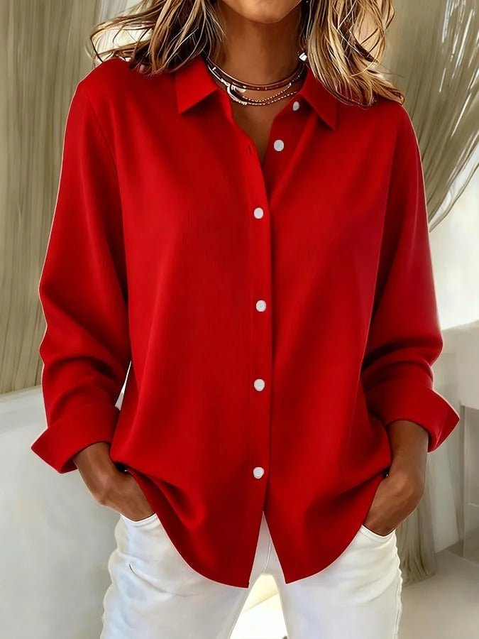 Lina – Elegante blouse met knoopsluiting - Bellanza