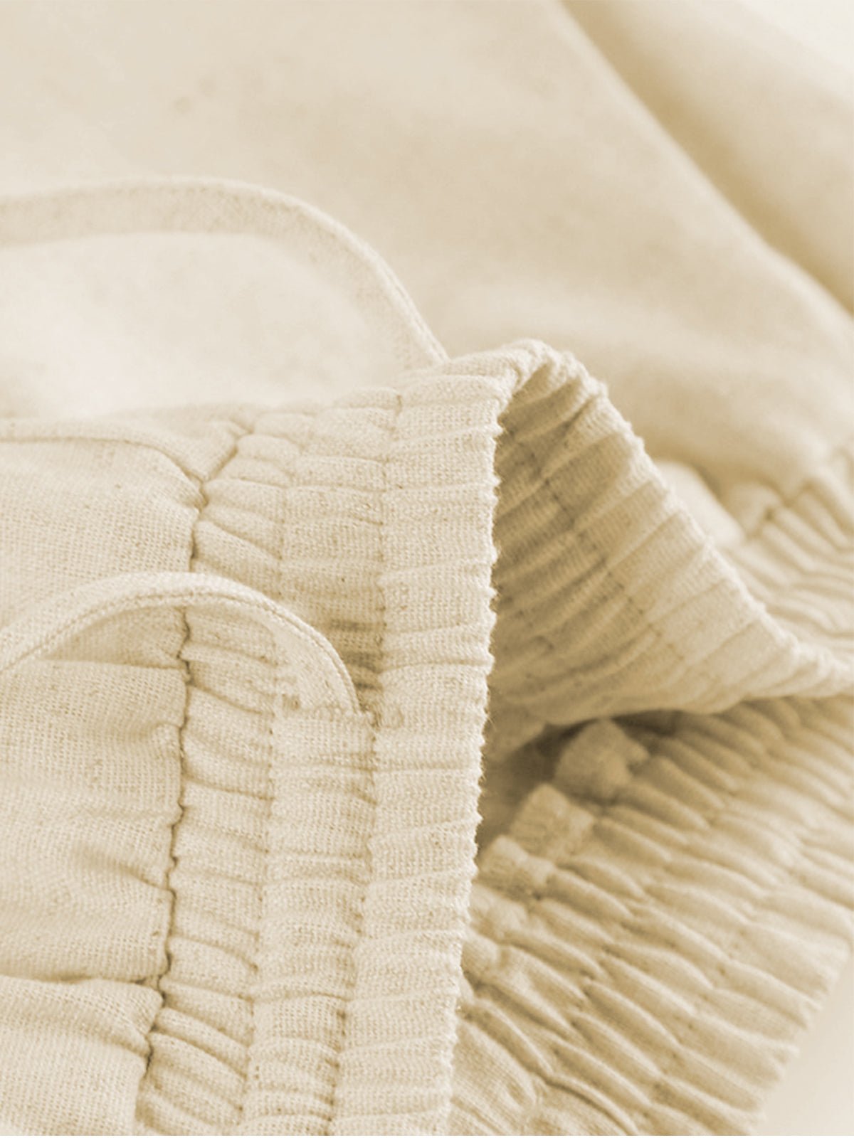 Linnen Twee Delige Wijde Pantalon Set - bellanza