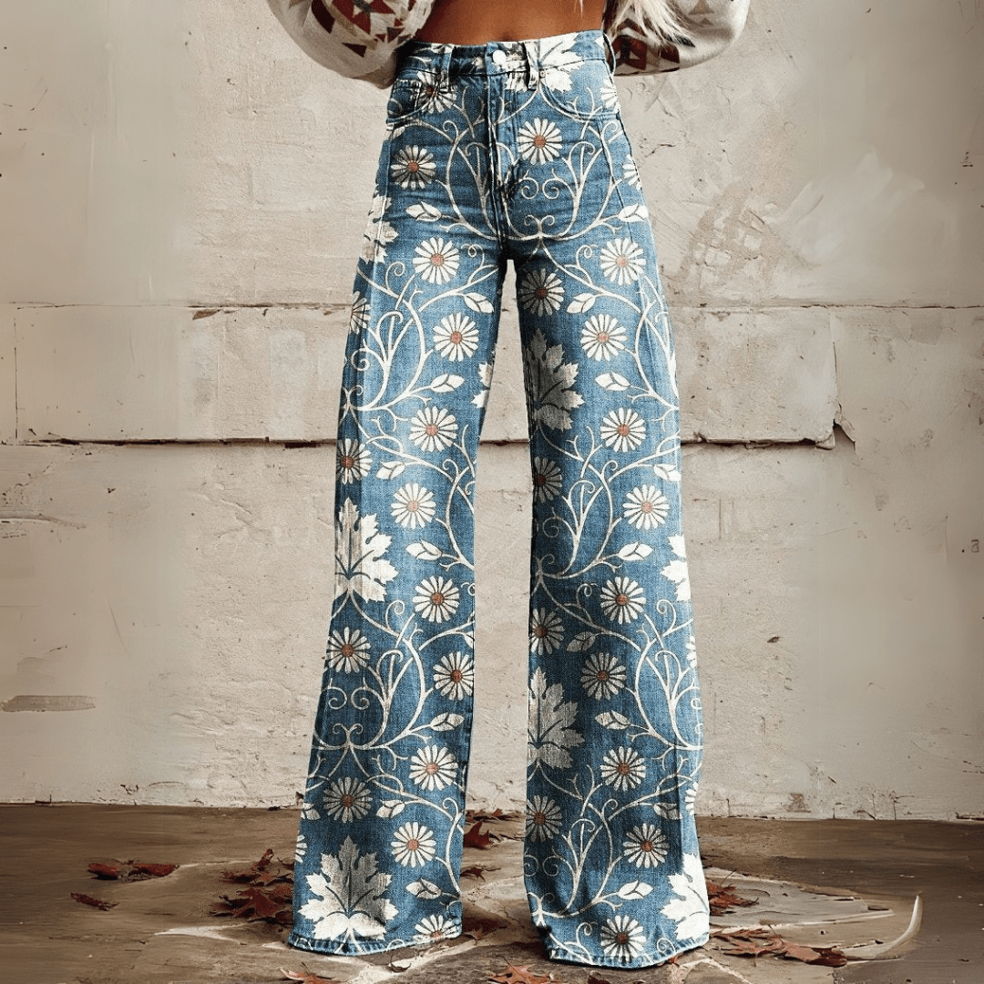 Lisa™ | Boho Vintage Broek - bellanza