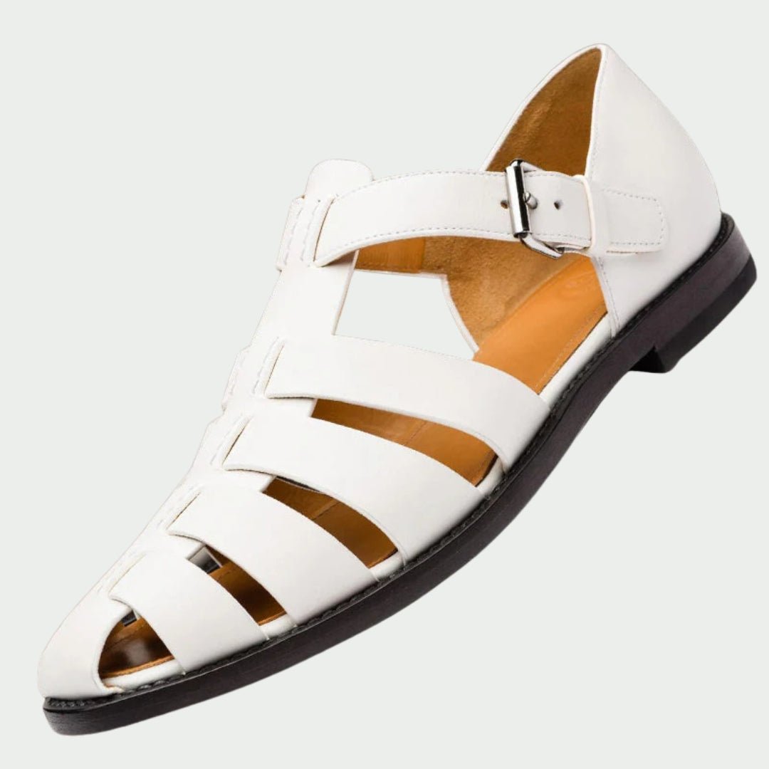 Lorreto | Premium Leren Heren Sandalen - bellanza