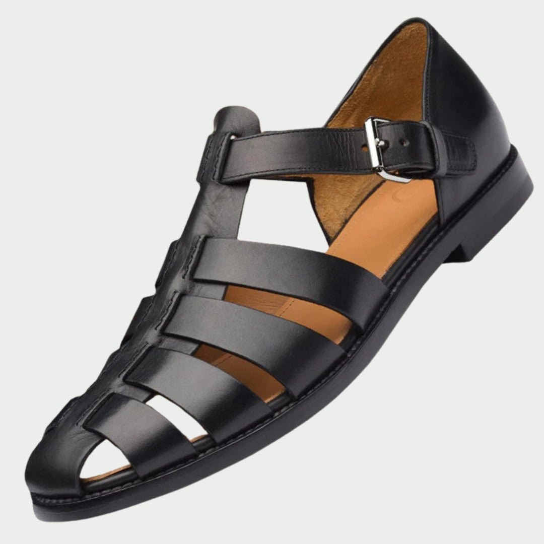 Lorreto | Premium Leren Heren Sandalen - bellanza