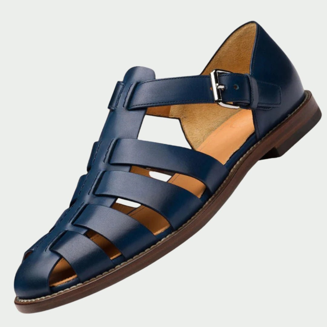 Lorreto | Premium Leren Heren Sandalen - bellanza