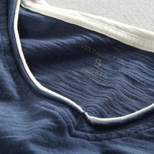 Lucas™ | Katoenen shirt met lange mouwen - Bellanza