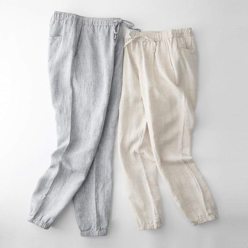Lucente - Ontspannen Linnen Broek - bellanza