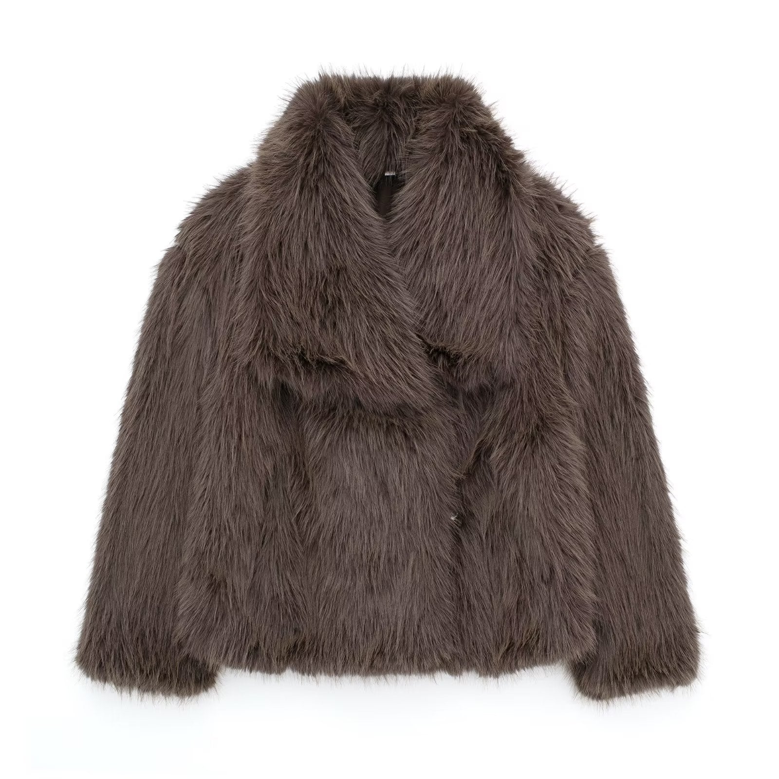Macy Faux Fur Coat - bellanza