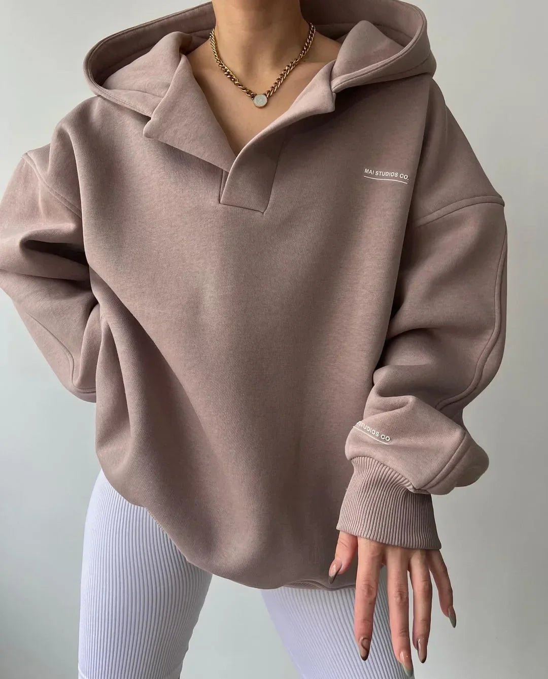 Mai™ | Luxe Elegante Comfortabele Dames Hoodie Oversized - bellanza