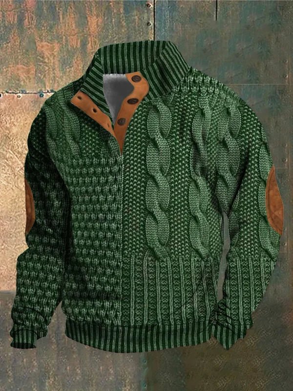 Marco | Casual 3D Geprinte Heren Trui - Bellanza