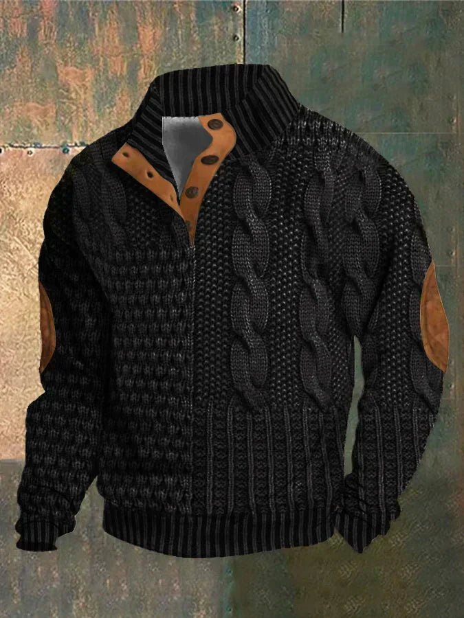 Marco | Casual 3D Geprinte Heren Trui - Bellanza