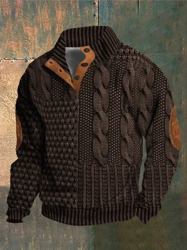 Marco | Casual 3D Geprinte Heren Trui - Bellanza