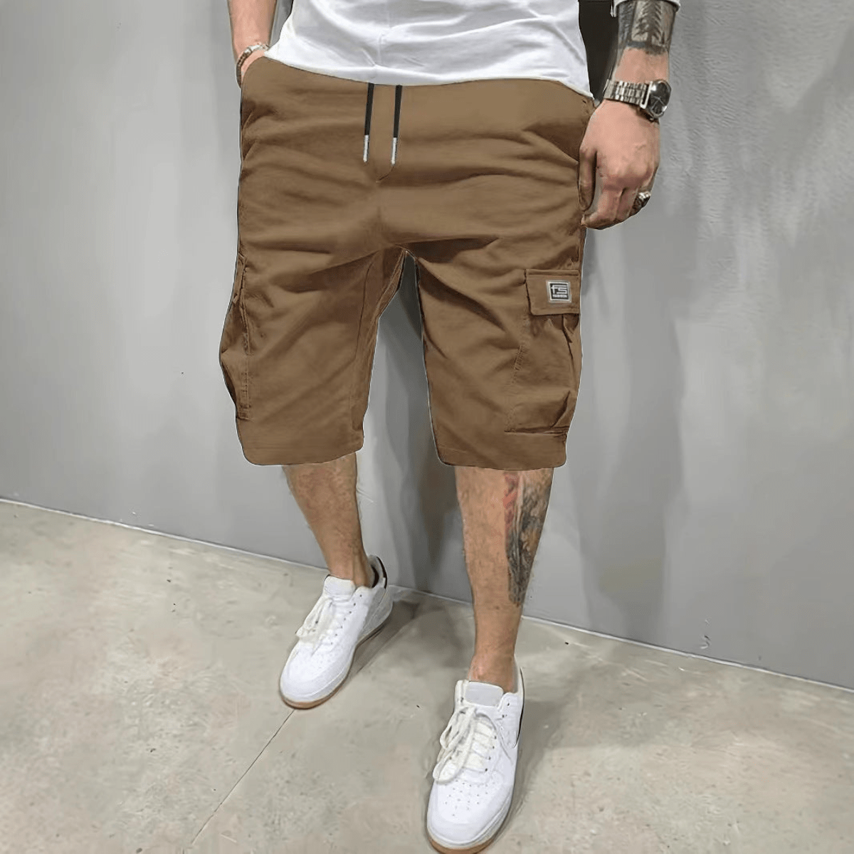 Marcus | Casual Heren Cargoshorts - Bellanza